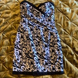 Black and white Betsey Johnson dress